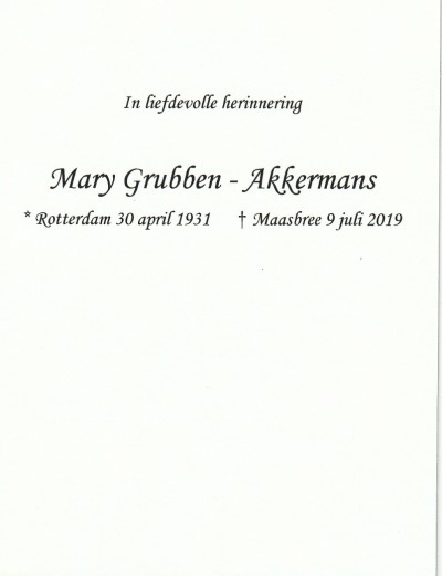 Mary Grubben Akkermans 2